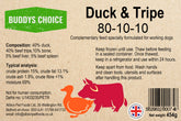 Buddys Choice Duck & Tripe 80/10/10